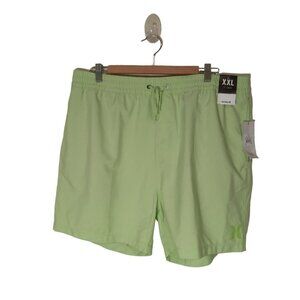 HURLEY Bright Green ONE AND ONLY CROSSDYE  17" VOLLEY SWIM TRUNKS SHORTS XXL New
